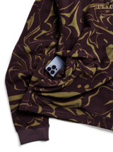 Burton Cinder Fleece Pullover Hoodie - Liquid Bear Hug - detail