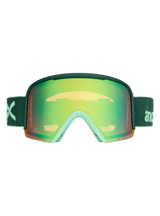 Anon Nesa Goggles + Bonus Lens + MFI® Face Mask - Brunswick Green + Perceive Variable Green Lens + Spare Lens 2027