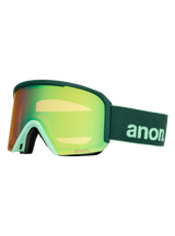 Anon Nesa Goggles + Bonus Lens + MFI® Face Mask - Brunswick Green + Perceive Variable Green Lens + Spare Lens 2027