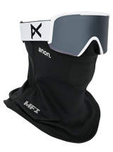 Anon Nesa Goggles + Bonus Lens + MFI® Face Mask - White with Perceive Sunny Onyx Lens 2027