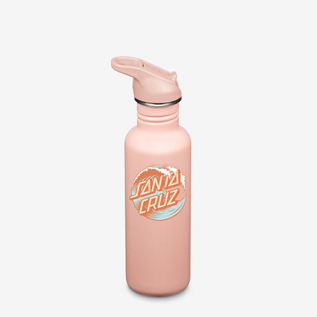 Klean Kanteen Santa Cruz 27oz Water Bottle Flip Seal Sport Cap