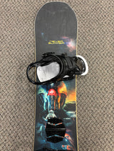 Pre Owned Never Summer Bantam 130cm Snowboard & Burton Smalls Bindings