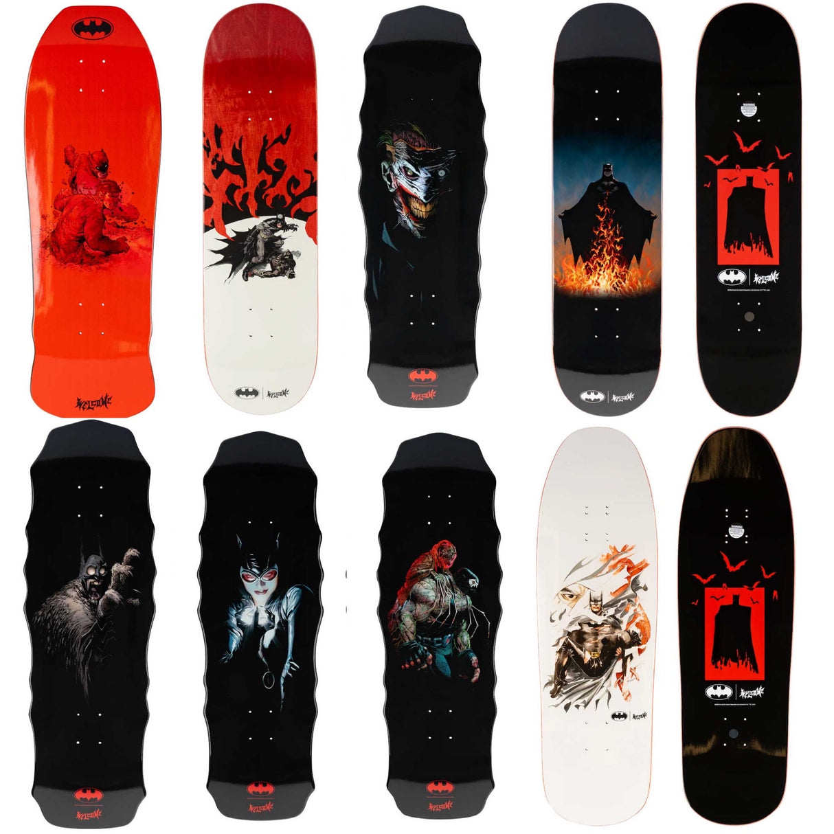 Welcome x Batman Skateboards 8 Deck Set