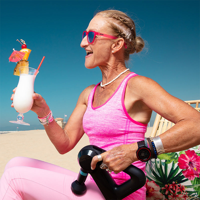 Goodr OGS Flamingos on a Booze Cruise Sunglasses