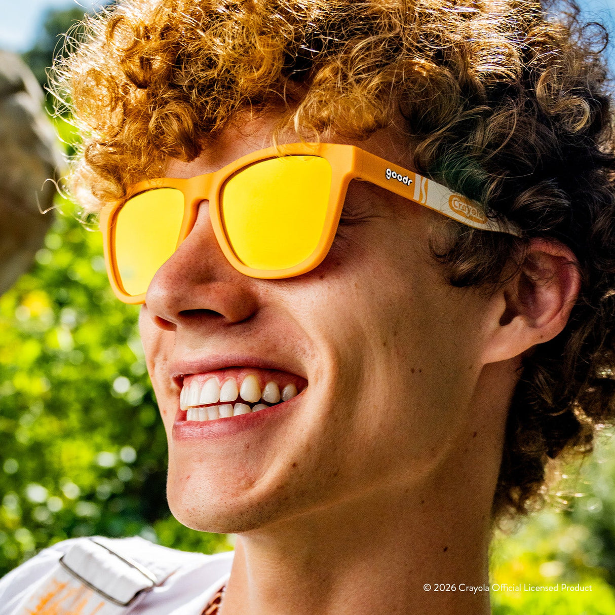 Goodr OGs Crayola Tropical Colors Sandy Tan Sunglasses