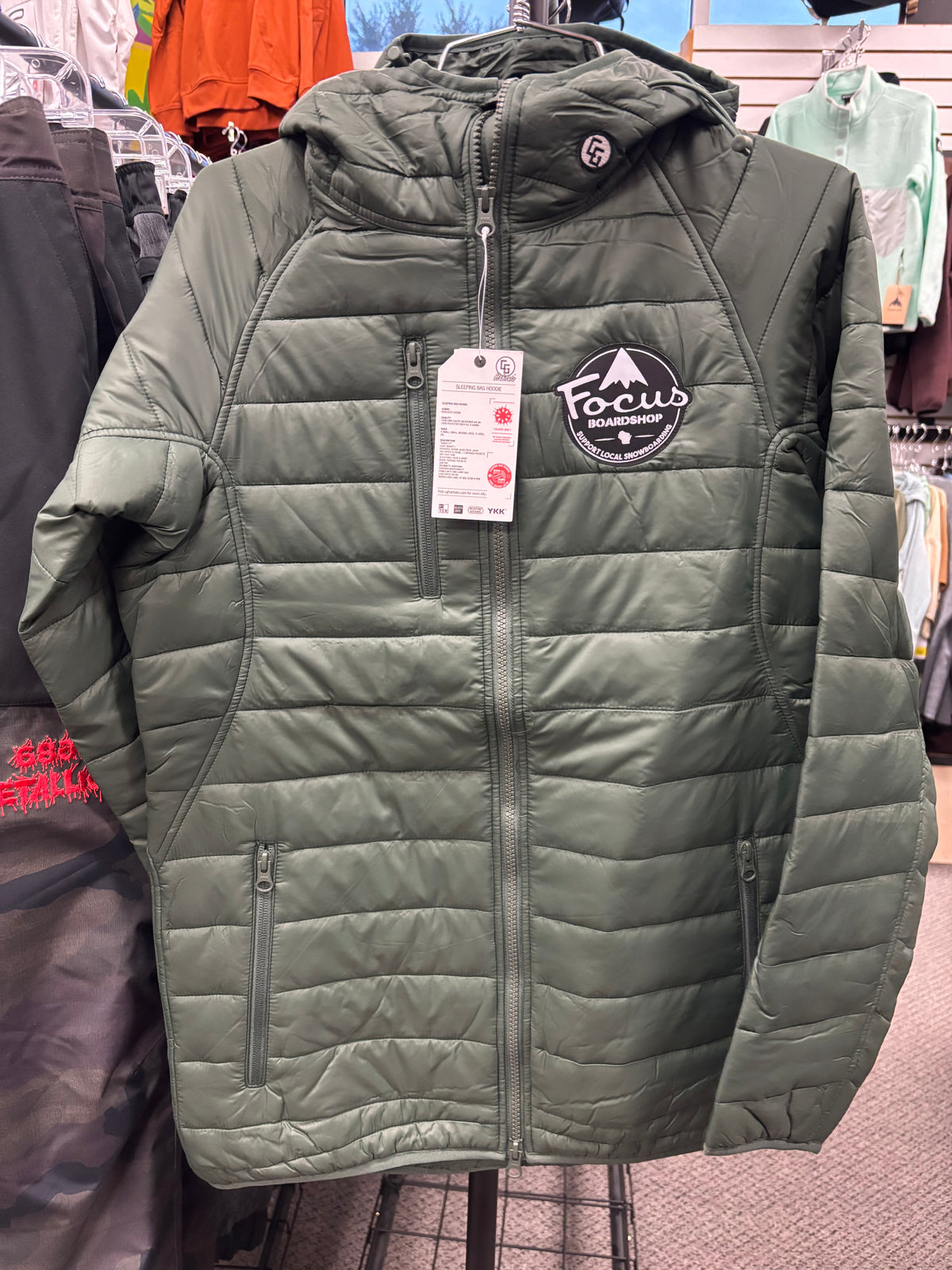 Focus Boardshop Sleeping Bag Hoodie