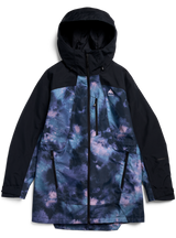Women's Burton Reserve 2L Insulated Jacket - True Black/Crystal Dye - flat