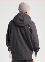 Men's Burton Reserve 2L Relaxed Anorak Jacket - Gotham Gray/Gray Cloud - on model