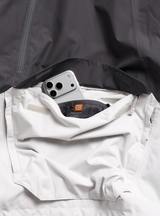 Men's Burton Reserve 2L Relaxed Anorak Jacket - Gotham Gray/Gray Cloud - feature detail