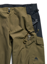 Men's Burton Reserve 2L Pants - Dried Moss/True Black - feature detail