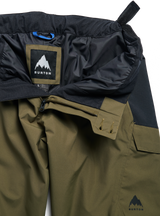 Men's Burton Reserve 2L Pants - Dried Moss/True Black - feature detail