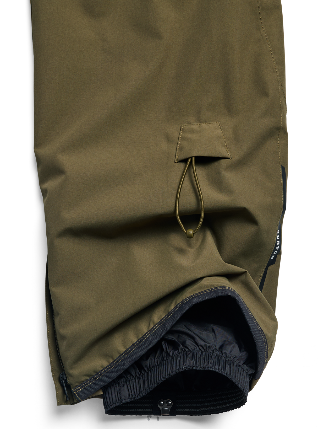 Men's Burton Reserve 2L Pants - Dried Moss/True Black - feature detail