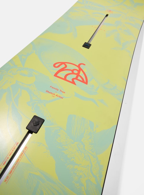 Burton Family Tree Sketch Artist Camber Snowboard 2026