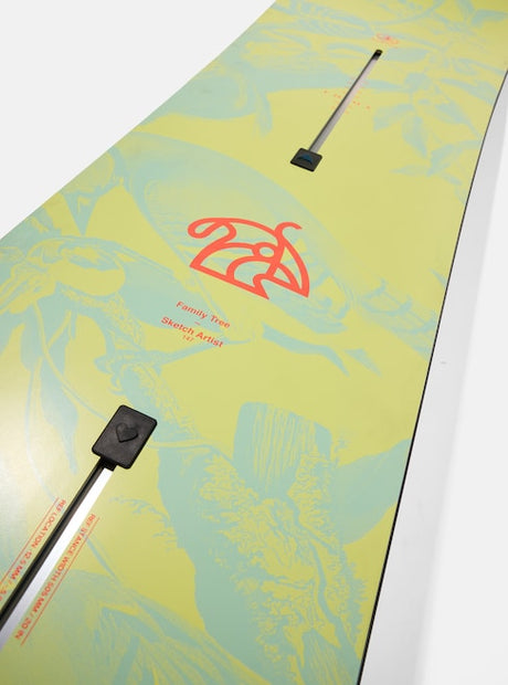 Burton Family Tree Sketch Artist Camber Snowboard 2026