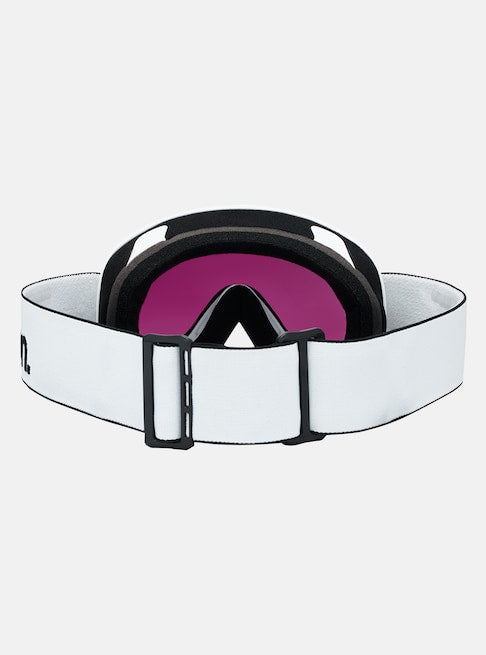 Anon M6 Goggles + Bonus Lens + MFI® Face Mask - White/Perceive Sunny Onyx