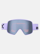 Anon M6S Goggles + Bonus Lens + MFI® Face Mask - Hyper Lilac/Perceive Sunny Onyx