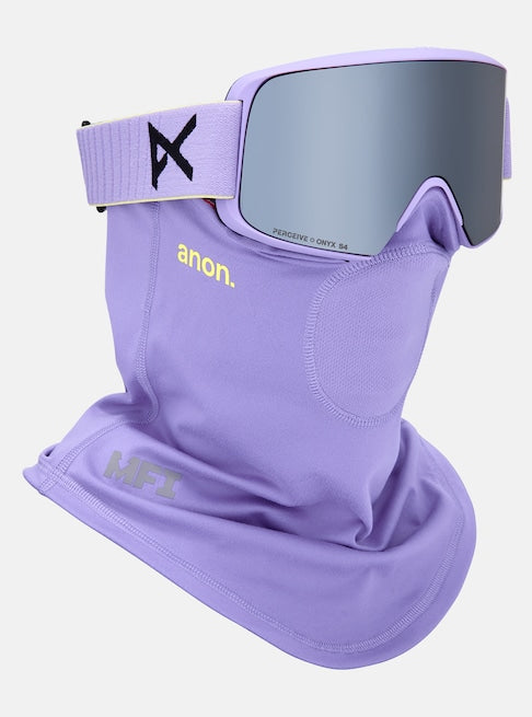 Anon M6S Goggles + Bonus Lens + MFI® Face Mask - Hyper Lilac/Perceive Sunny Onyx