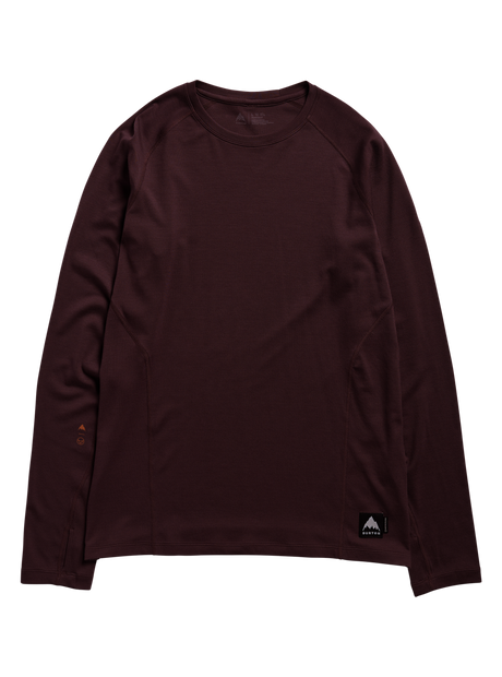 Men's Burton Merino Blend Midweight Base Layer Crew - Bear Hug Brown