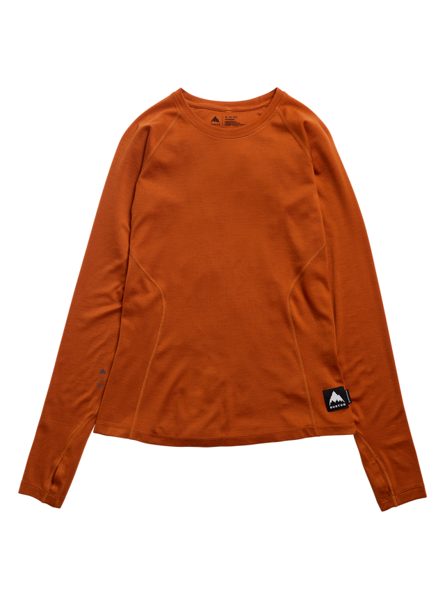 Women's Burton Merino Blend Midweight Base Layer Crew - Spiced Chai