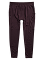 Men's Burton Merino Blend Midweight Base Layer Pants - Bear Hug Brown - detail