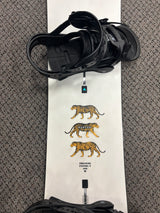 Pre Owned Burton Process Flying V 162cm Wide Snowboard and Burton Mission Large Bindings