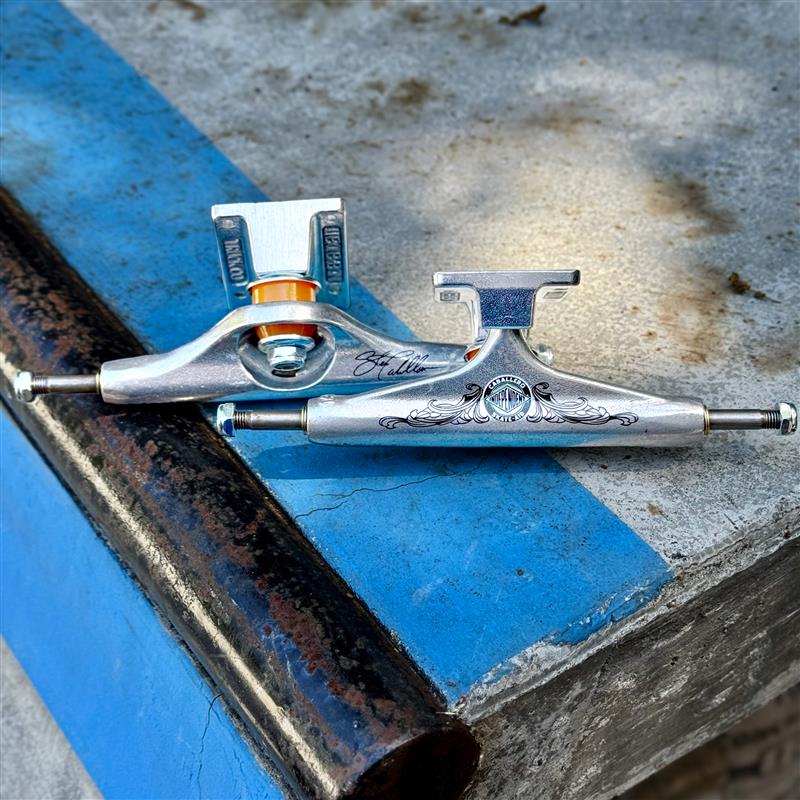 Independent Stage 11 Pro Steve Caballero Skate-Aid Polished Silver Standard Skateboard Trucks