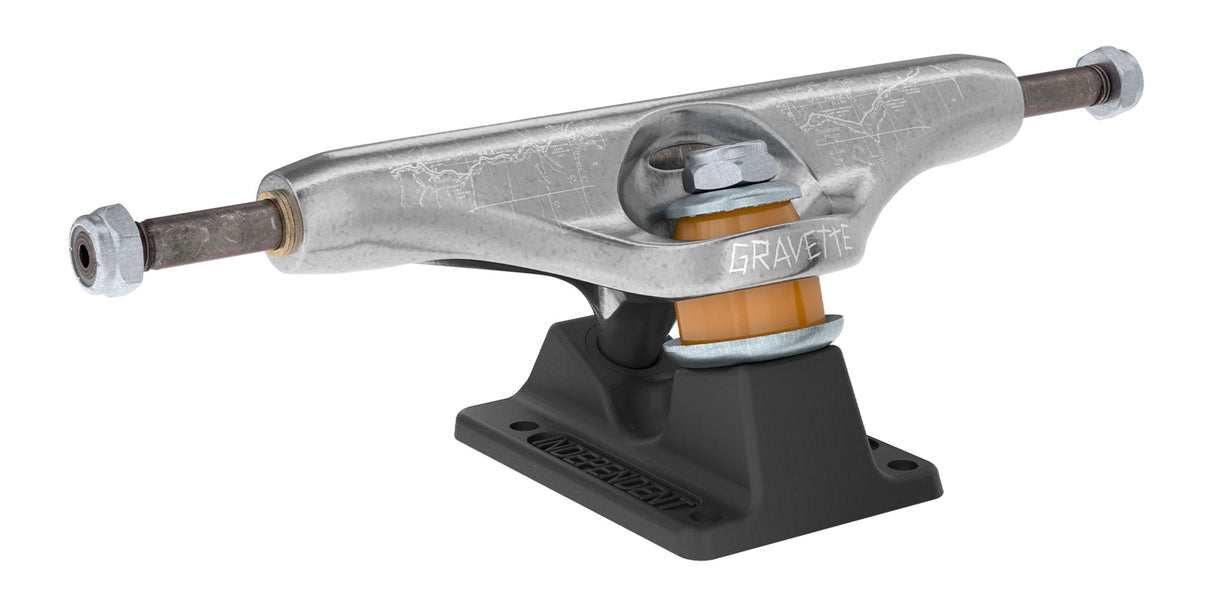 Independent Stage 11 Hollow David Gravette Pro Silver Black Skateboard Trucks