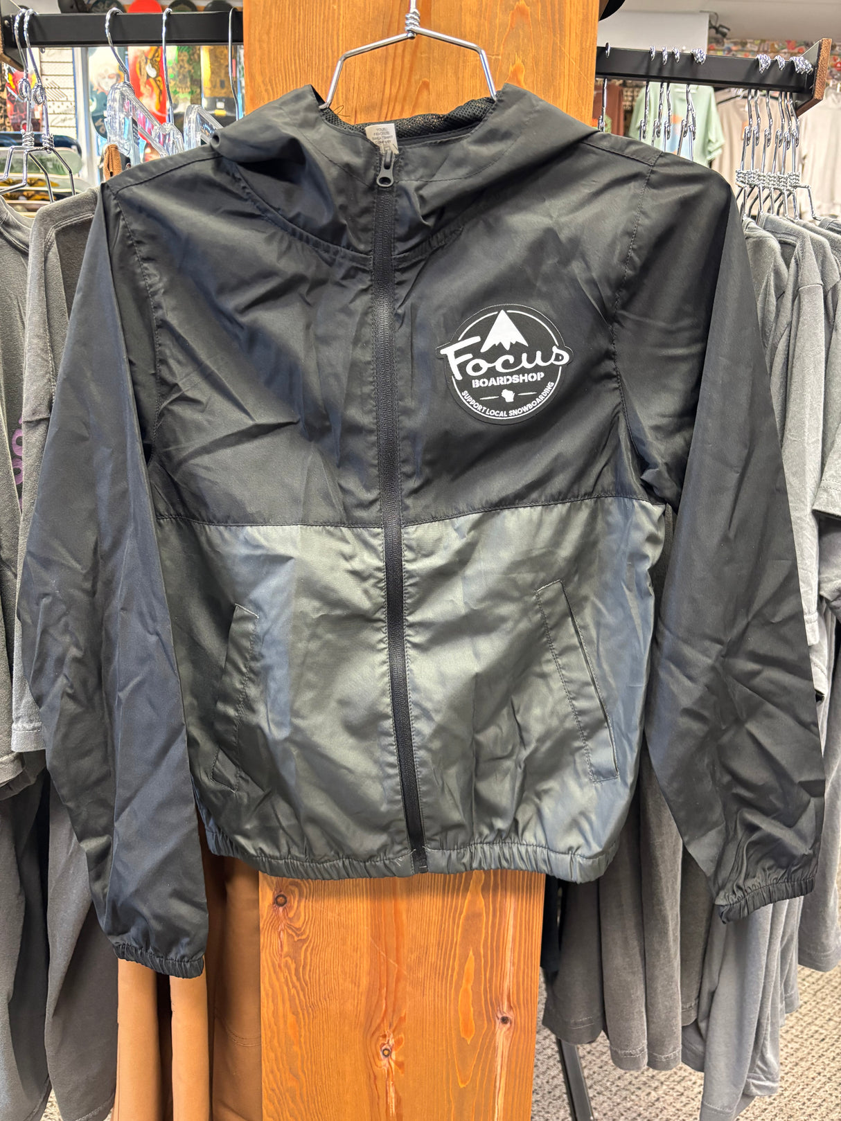 Focus Youth Windbreaker Full-Zip Jacket