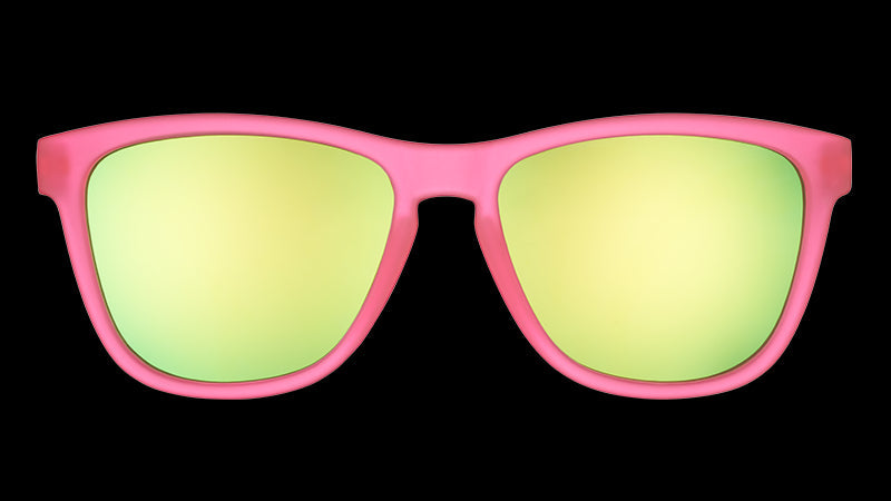 Goodr OGS Flamingos on a Booze Cruise Sunglasses