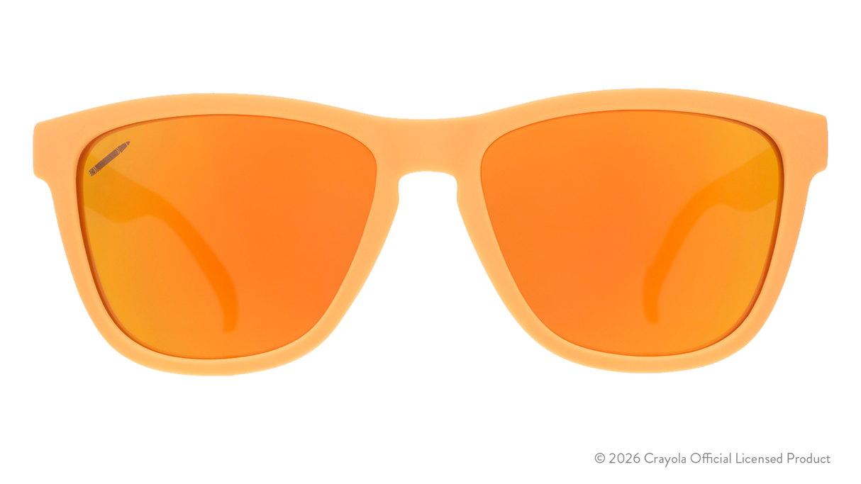 Goodr OGs Crayola Tropical Colors Sandy Tan Sunglasses