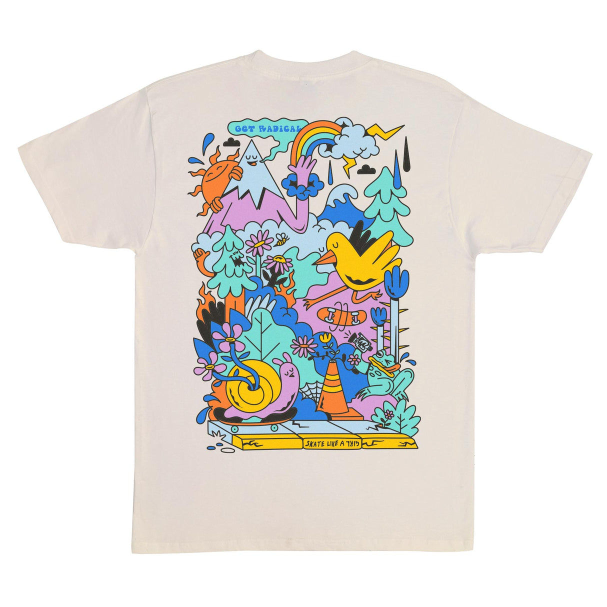 Skate Like A Girl Santa Cruz Short Sleeve T-Shirt – Focus Boardshop