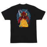 Santa Cruz Stranger Things Hellfire Pit S/S Heavyweight T-Shirt Black