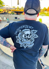 Independent Dressen Skull Rose Short Sleeve Heavyweight T-Shirt