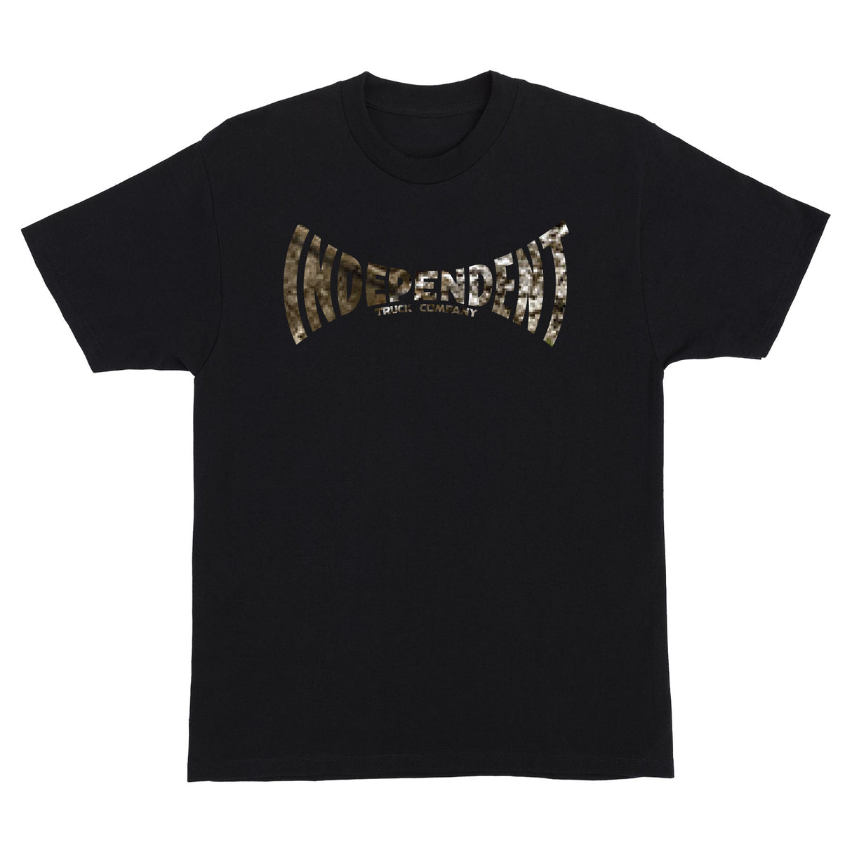 Independent Span Men's Short Sleeve T-Shirt Black Realtree