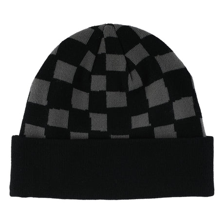 Santa Cruz Screaming Hand Long Shoreman Black Checker Beanie
