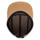 Independent Summit Scroll Camp 5-Panel Snapback Unstructured Low Hat - Charcoal Khaki