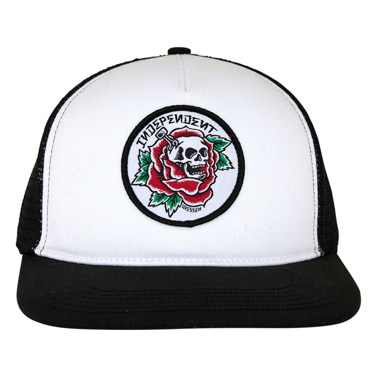 Independent Dressen Skull Rose Snapback Hat