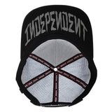 Independent Dressen Skull Rose Snapback Hat