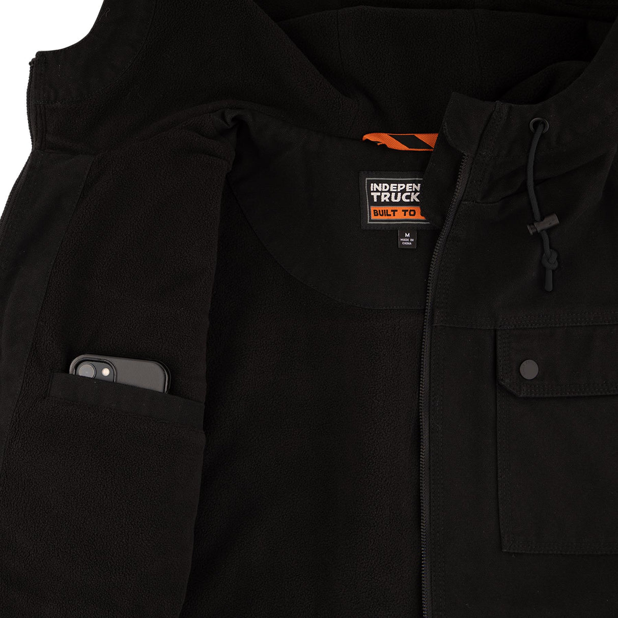Independent Built To Grind Hooded Canvas Work Jacket
