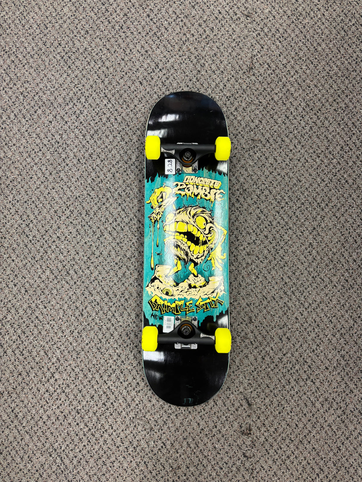 Sale Anti Hero Grimple Stix Hewitt Spaced Out Skateboard Complete 8.28"