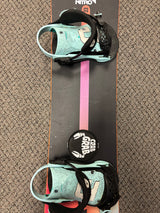 Pre Owned Nitro Prime 160cm Wide Snowboard & Union Contact Pro Bindings Large