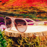 Goodr Mach G Purple's Midlife Crisis Aviator Sunglasses