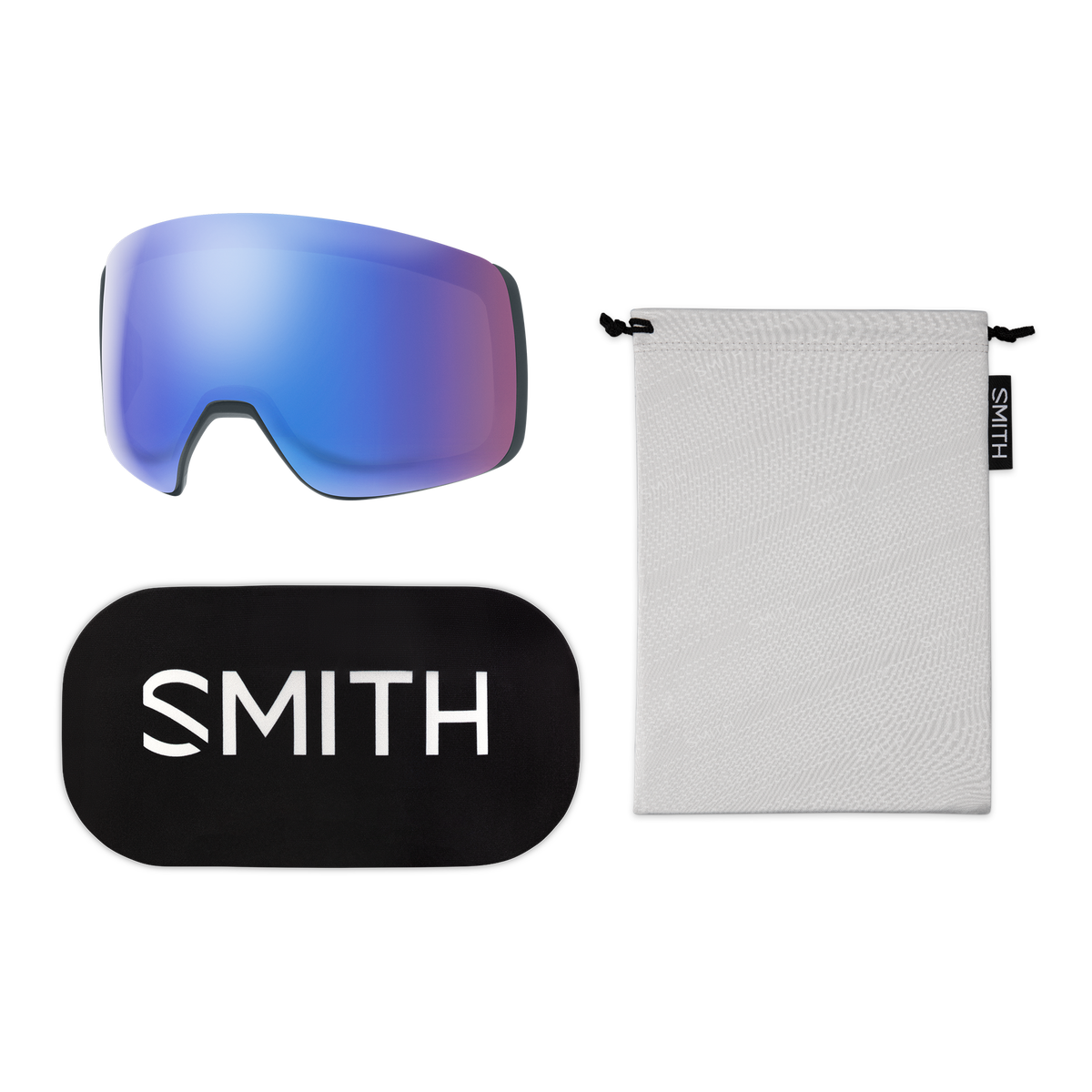 Smith 4D Mag Goggles Slate + ChromaPop Sun Black Lens 2027
