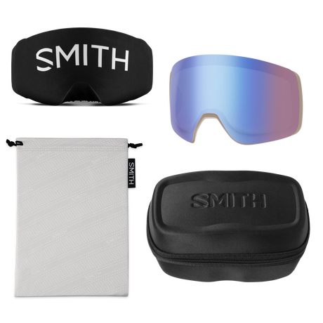 Smith 4D Mag Goggles Black + ChromaPop Sun Black Lens 2027