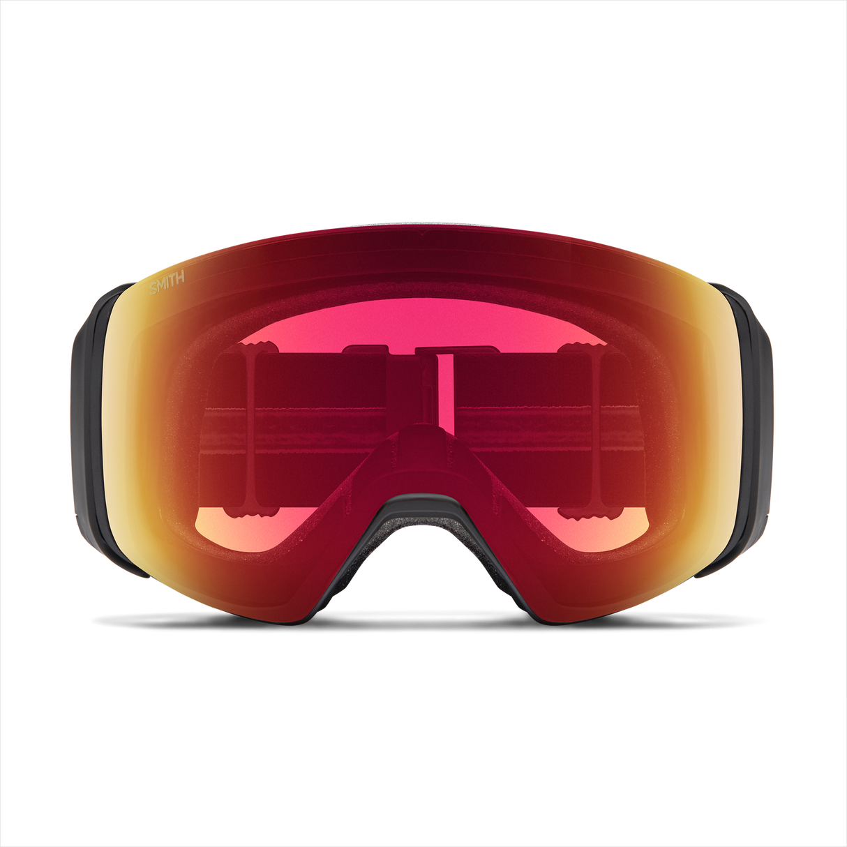 Smith 4D Mag Goggles Black + ChromaPop Photochromic Red Mirror Lens