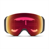 Smith 4D Mag Goggles Black + ChromaPop Photochromic Red Mirror Lens