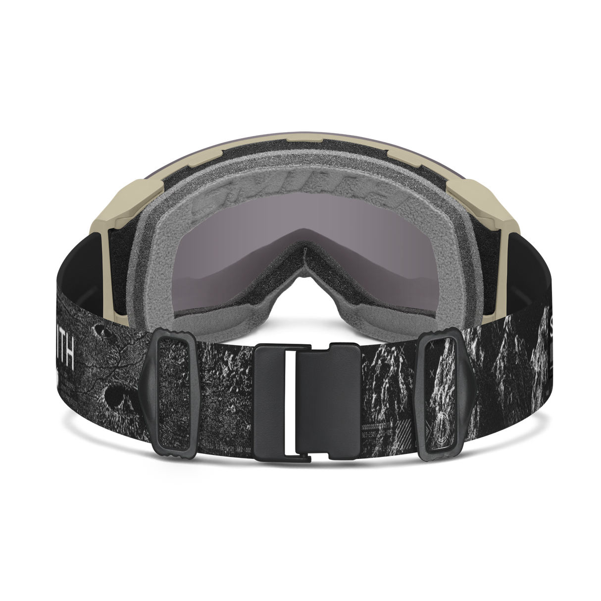 Smith 4D Mag Goggles Chalk Space Invader + ChromaPop Sun Black Gold Lens