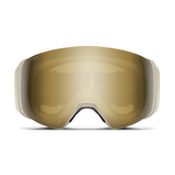 Smith 4D Mag Goggles Chalk Space Invader + ChromaPop Sun Black Gold Lens