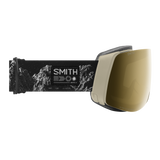 Smith 4D Mag Goggles Chalk Space Invader + ChromaPop Sun Black Gold Lens