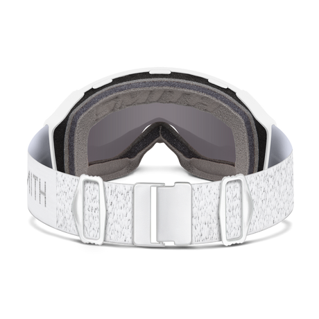 Smith 4D Mag S Goggles White Chunky Knit + ChromaPop Sun Platinum Mirror Lens